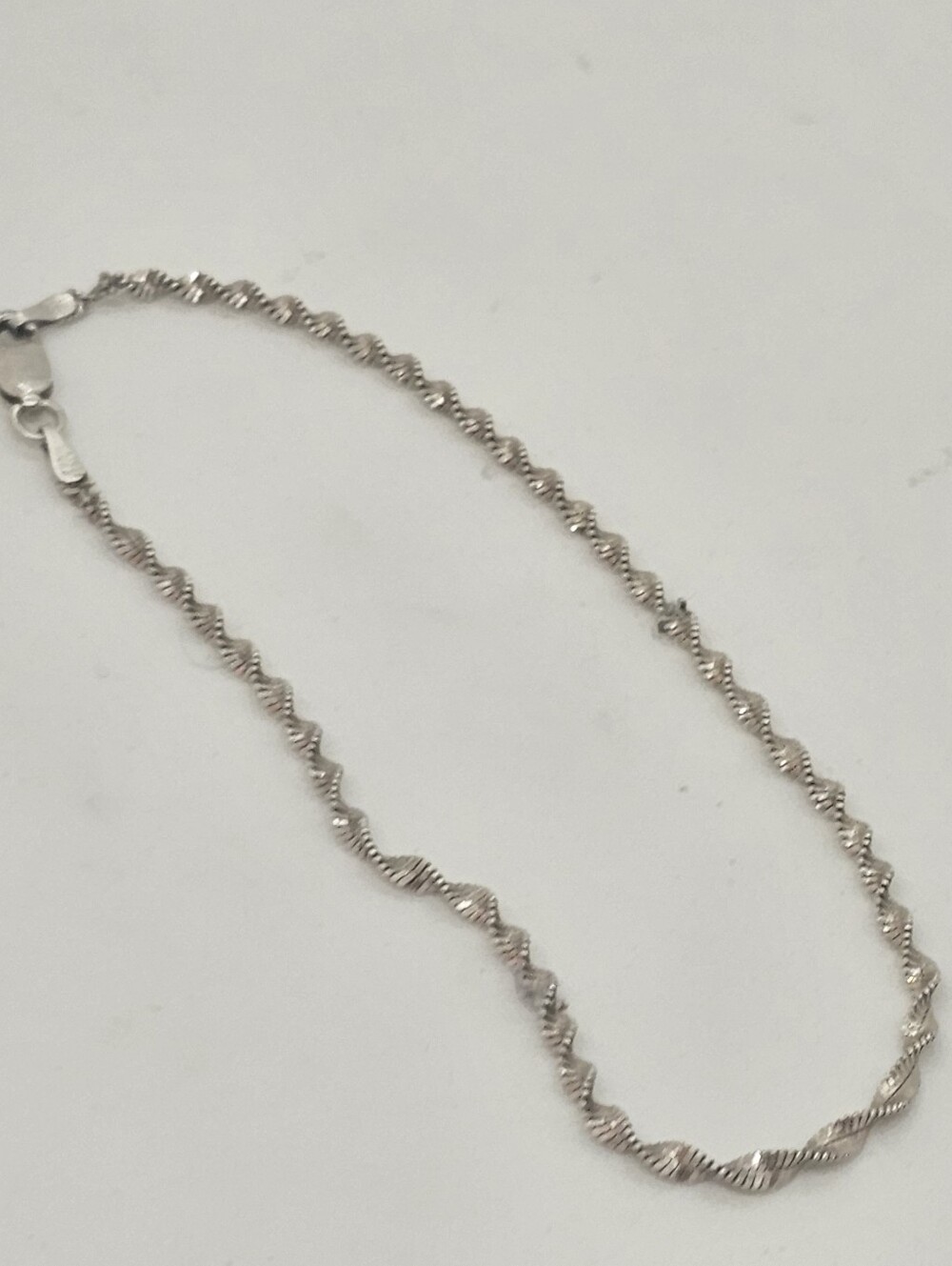 Twisted Herringbone Sterling Silver